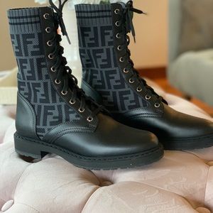 Fendi Combat Boots